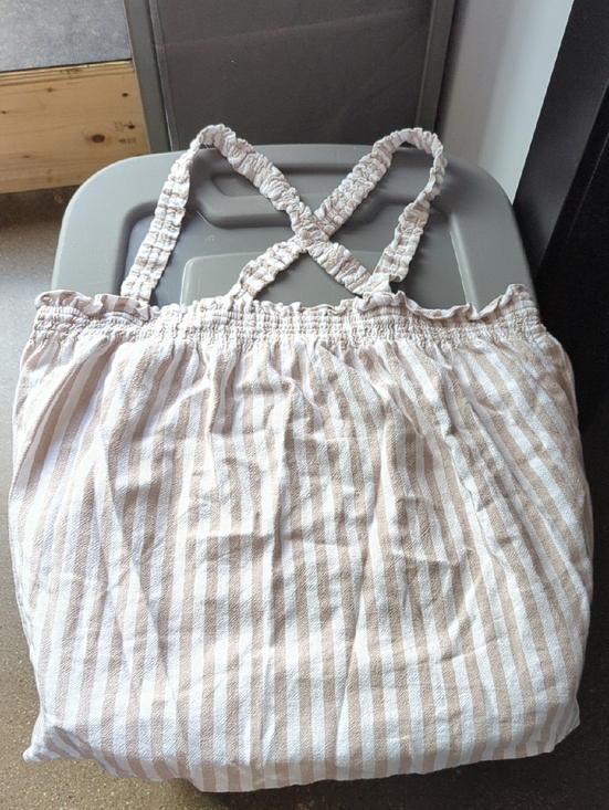Reitmans Tops - Striped Top with Crossback Straps